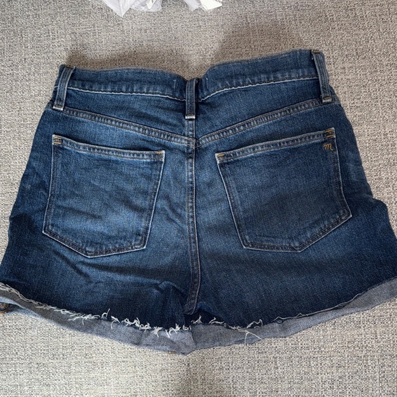 Madewell Dark Blue Jean Shorts - Picture 4 of 6